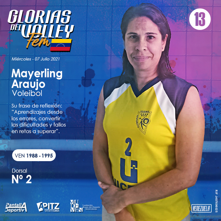 Glorias del Volley Femenino: Mayerling Araujo