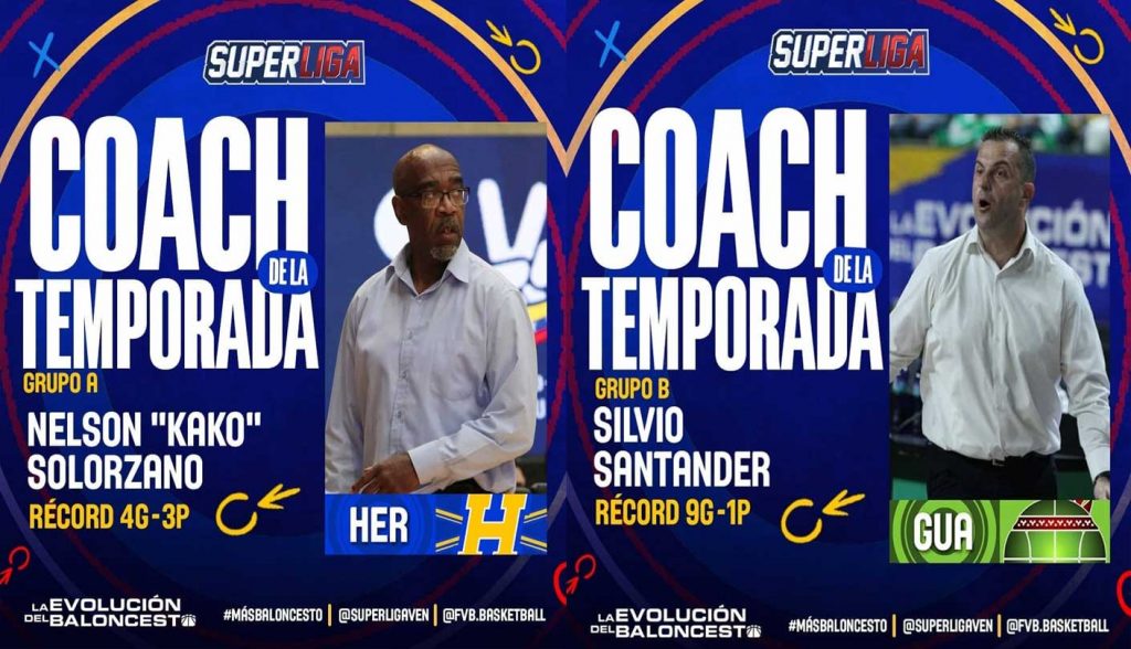 "Kako" Solorzano y Silvio Santander los mejores entrenadores de la Copa Superliga