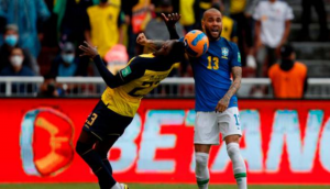 El polémico partido entre Brasil y Ecuador termina en tablas