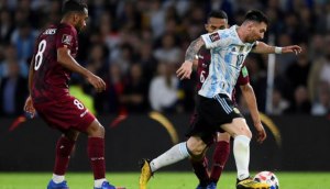 Argentina triunfó y goleó a Venezuela en la Bombonera 