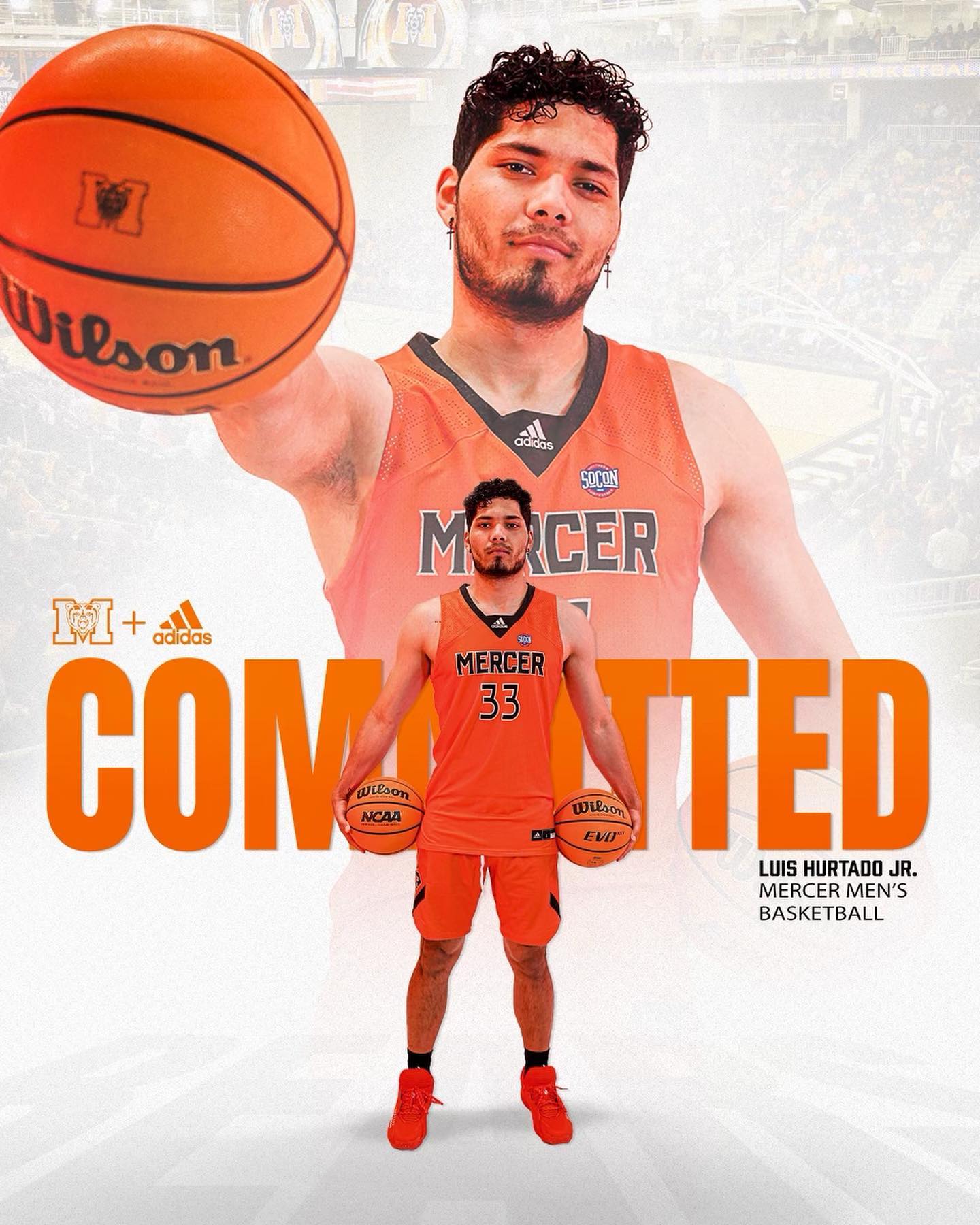 Luis Hurtado jugará con Mercer University