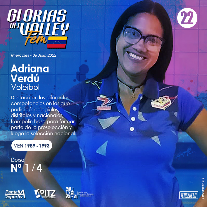 Glorias del Volley Femenino: Adriana Verdú