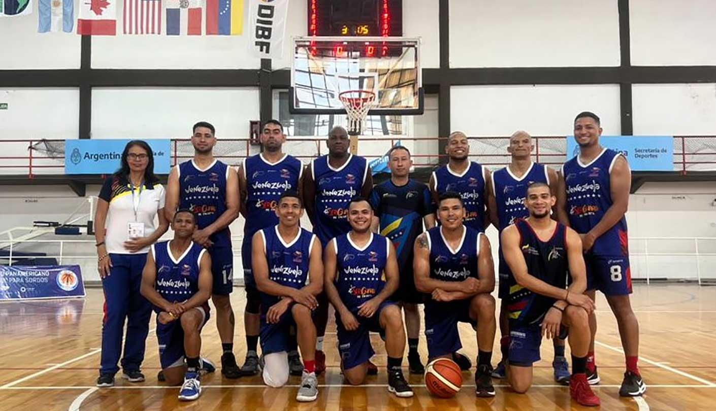 Venezuela buscará un nuevo título en el Panamericano de baloncesto para Sordos
