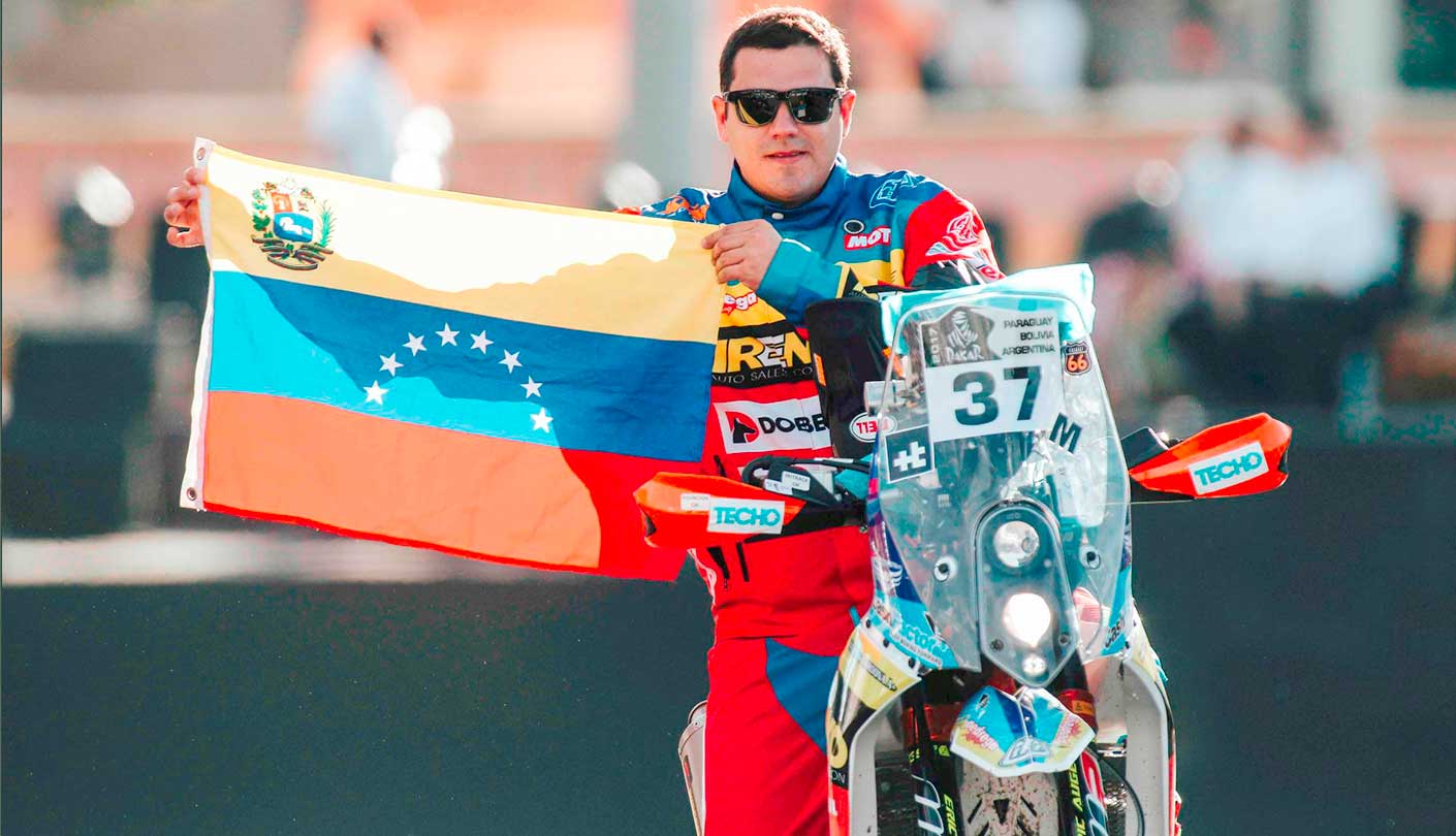 Motociclista Nicolás Cardona retorna al Rally Dakar